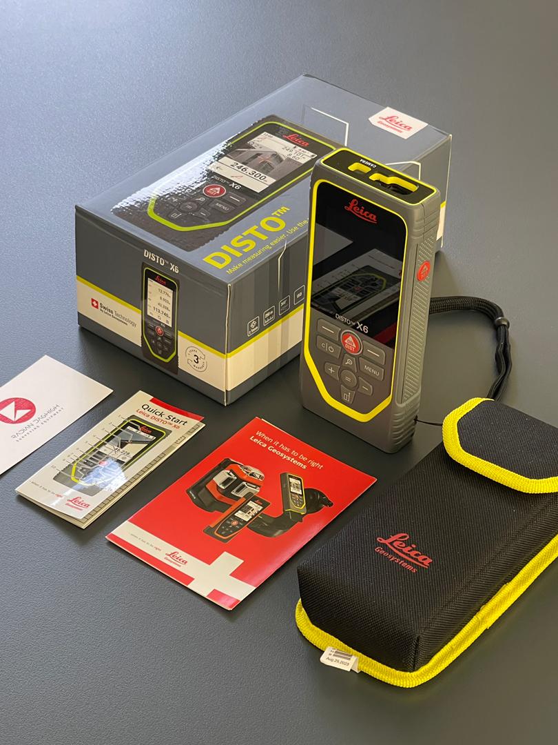 متر لیزری لایکا X6 رادیان دقیق