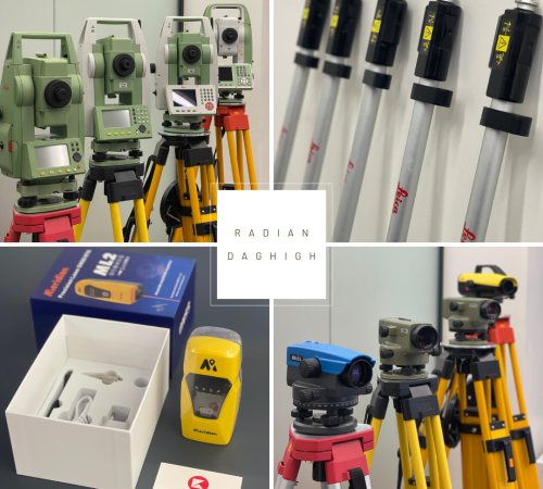 معرفی ابزار نقشه برداری